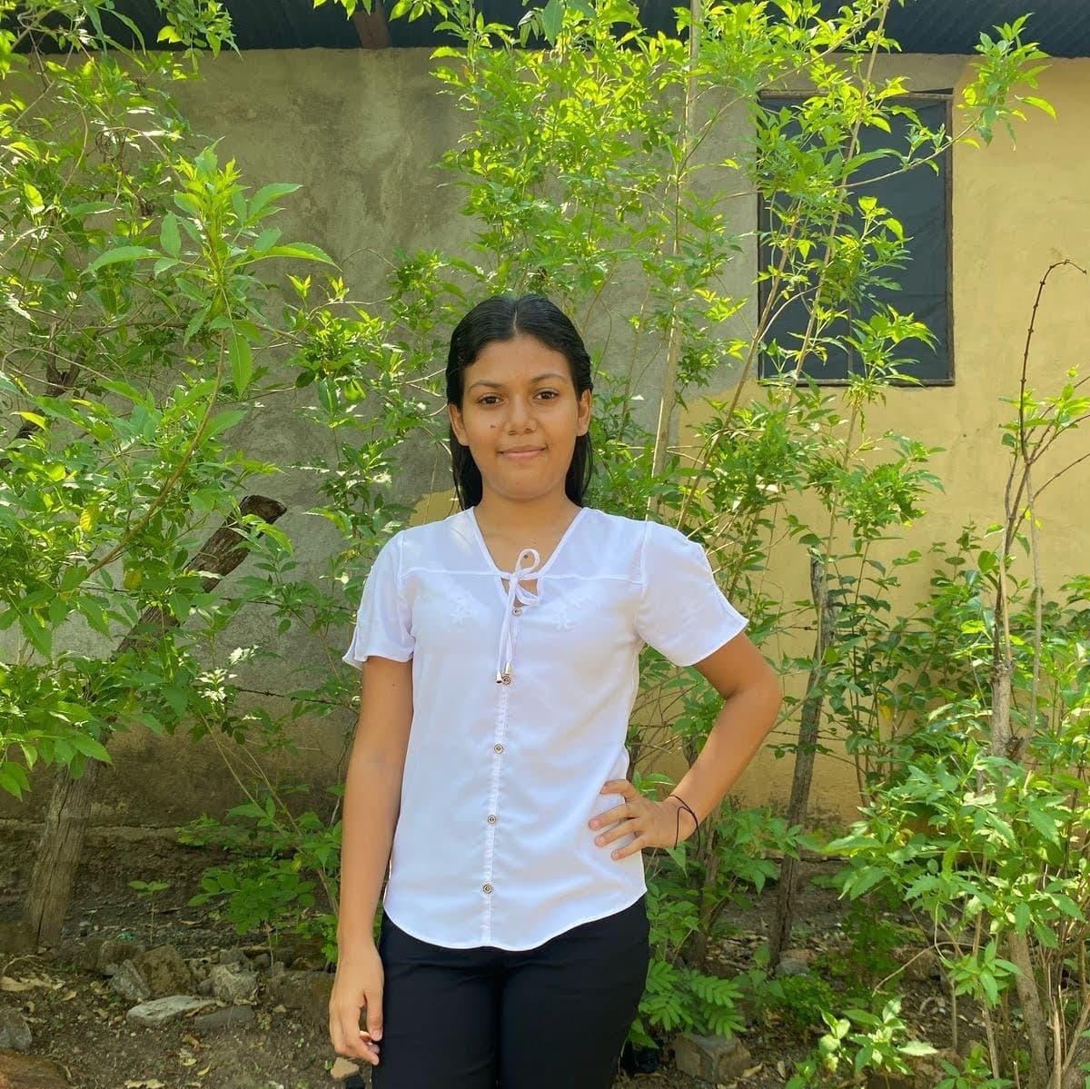 Zuri, a university student and Youth Council member at the Community Center