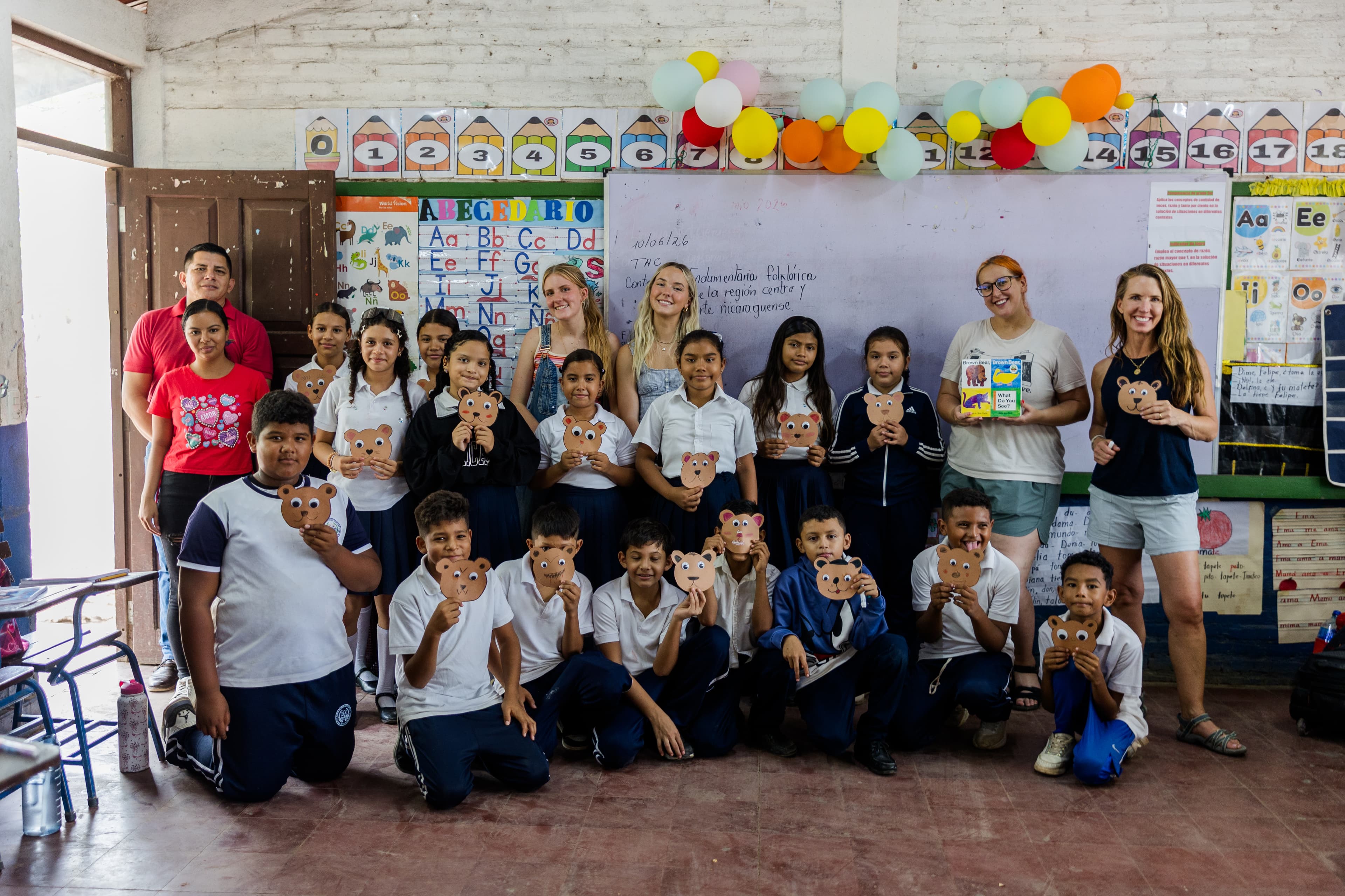 Young community members participating in a local program
